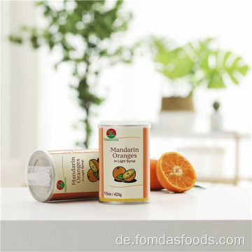 Einzelhandel 425g Easy Open Deckel Konserven Mandarin Orange